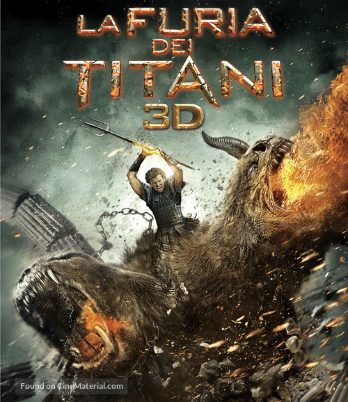 Wrath of the Titans - Italian Blu-Ray movie cover