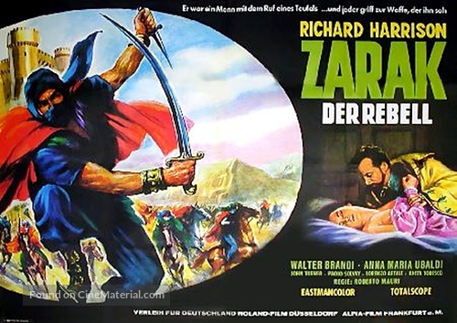 Il pirata del diavolo - German Movie Poster