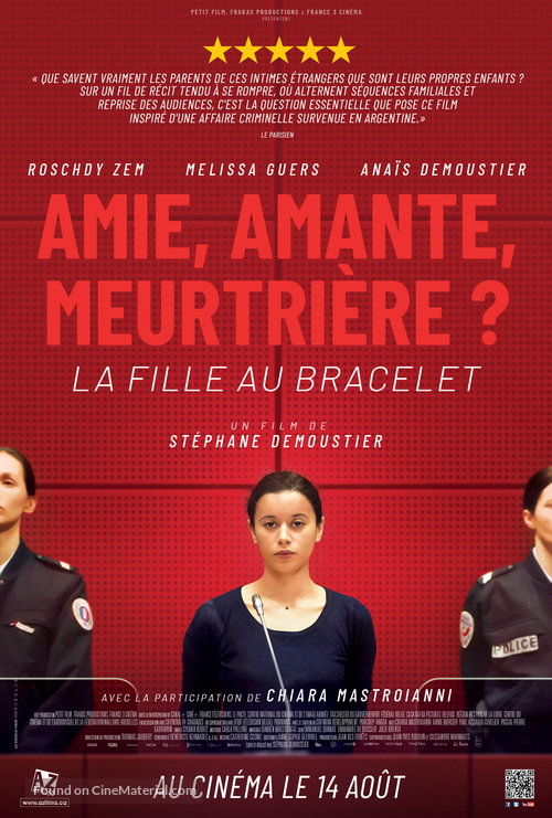 La fille au bracelet - Canadian Movie Poster