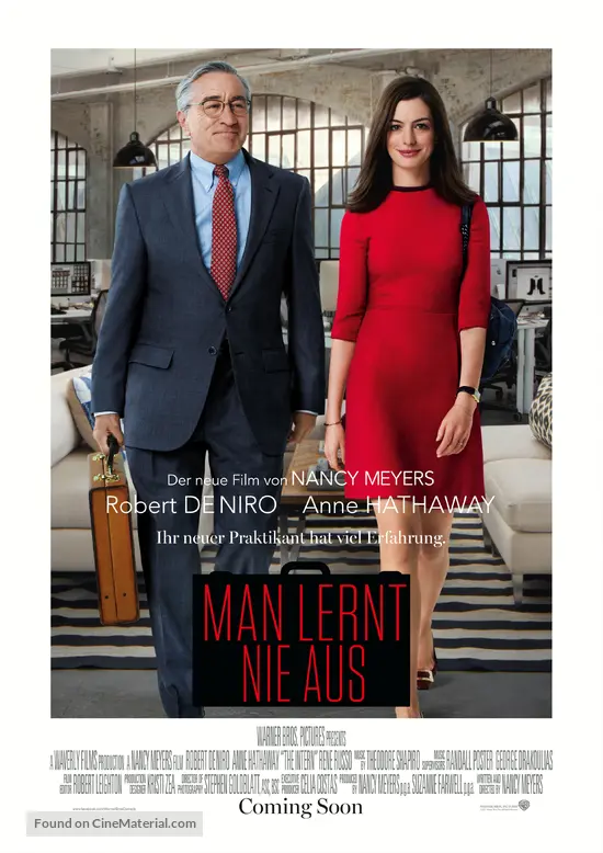 The Intern - German Movie Poster