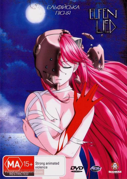 &quot;Elfen Lied&quot; - Australian DVD movie cover