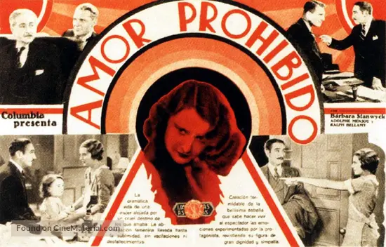 Forbidden - Spanish poster