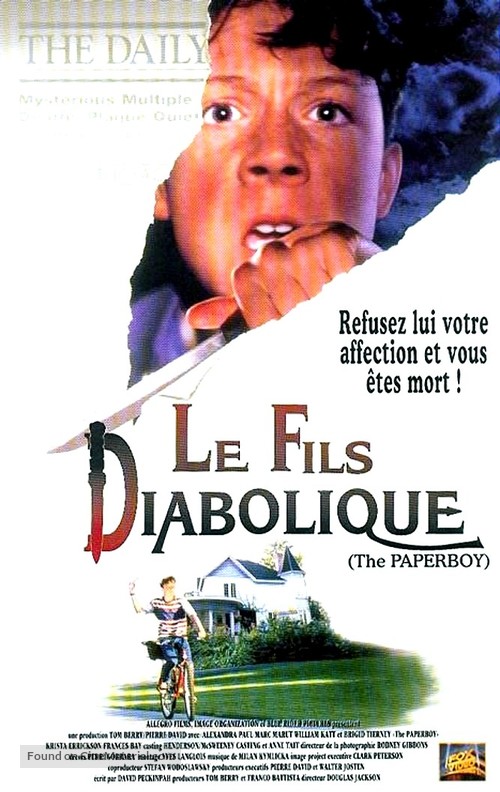 The Paper Boy - French VHS movie cover