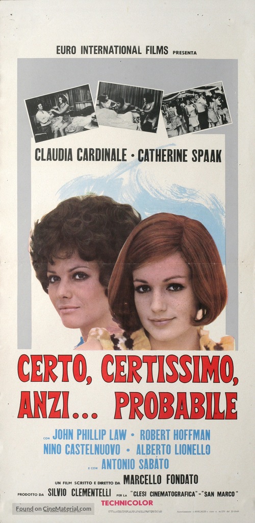 Certo, certissimo, anzi... probabile - Italian Movie Poster