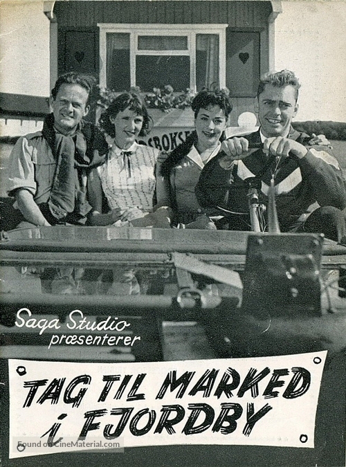 Tag til marked i Fjordby - Danish Movie Poster