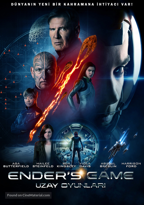 Ender's Game - Turkish DVD movie cover