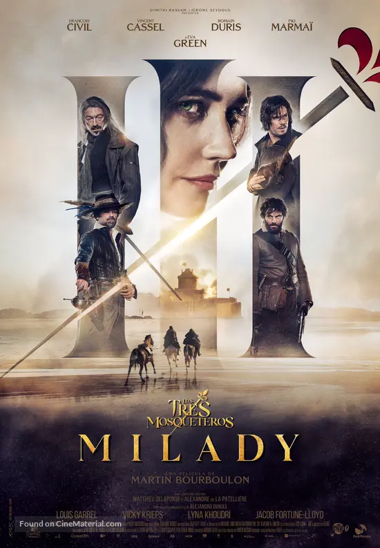 Les trois mousquetaires: Milady - Spanish Movie Poster