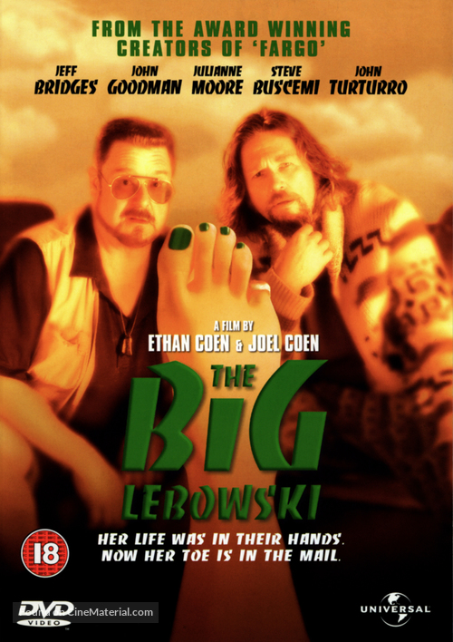 The Big Lebowski - British DVD movie cover