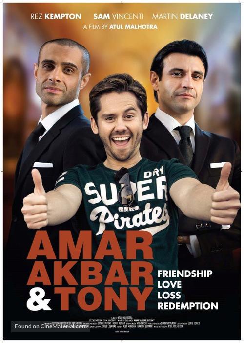 Amar Akbar &amp; Tony - British Movie Poster