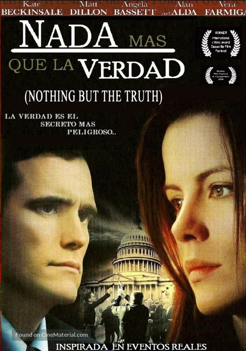 Nothing But the Truth - Argentinian DVD movie cover