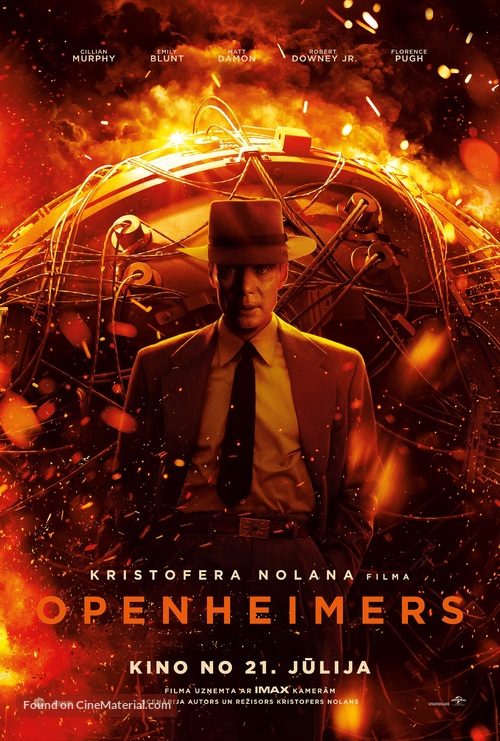 Oppenheimer - Latvian Movie Poster