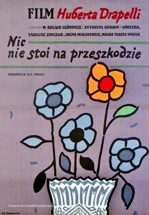 Nic nie stoi na przeszkodzie - Polish Movie Poster