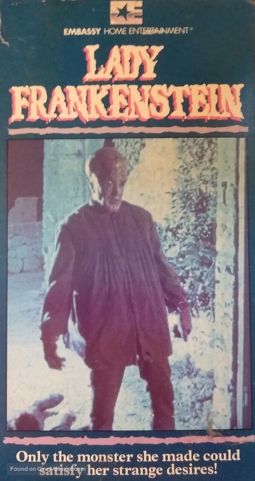 La figlia di Frankenstein - VHS movie cover