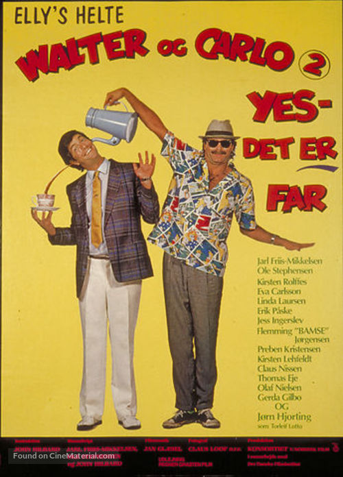 Walter og Carlo - yes, det er far - Danish Movie Poster