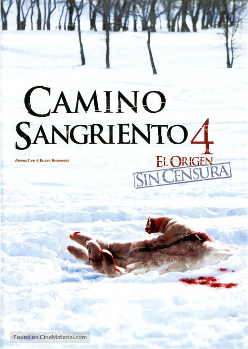 Wrong Turn 4 - Spanish DVD movie cover