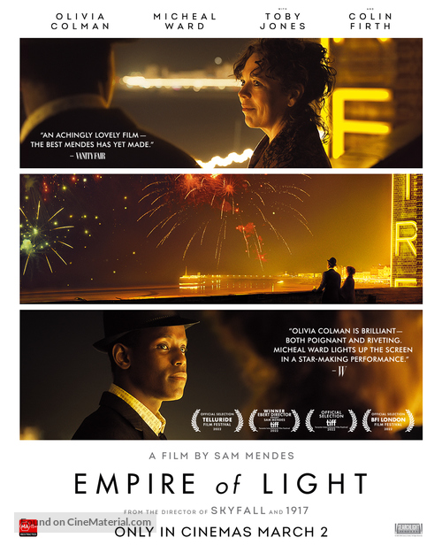 Empire of Light - Australian Movie Poster