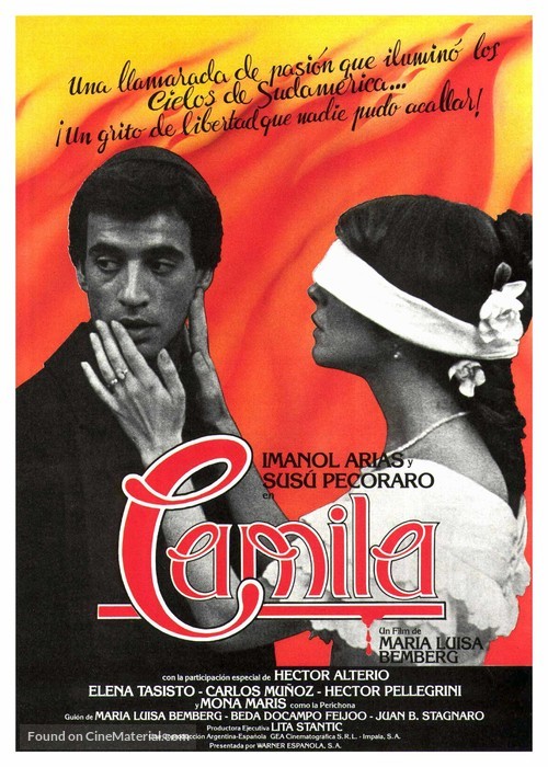 Camila - Spanish Movie Poster