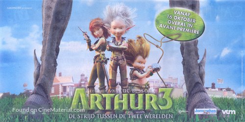 Arthur et la guerre des deux mondes - Belgian Movie Poster