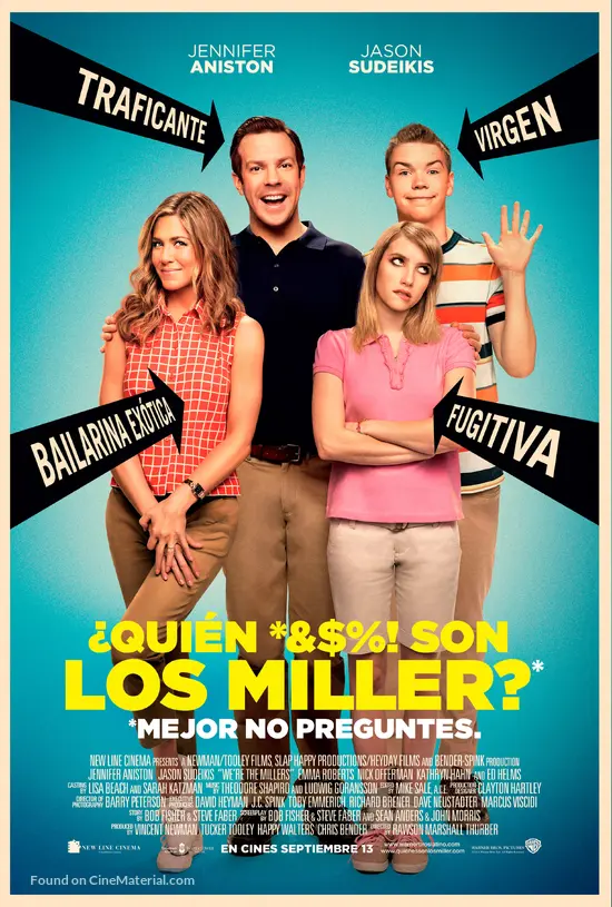 We&#039;re the Millers - Mexican Movie Poster