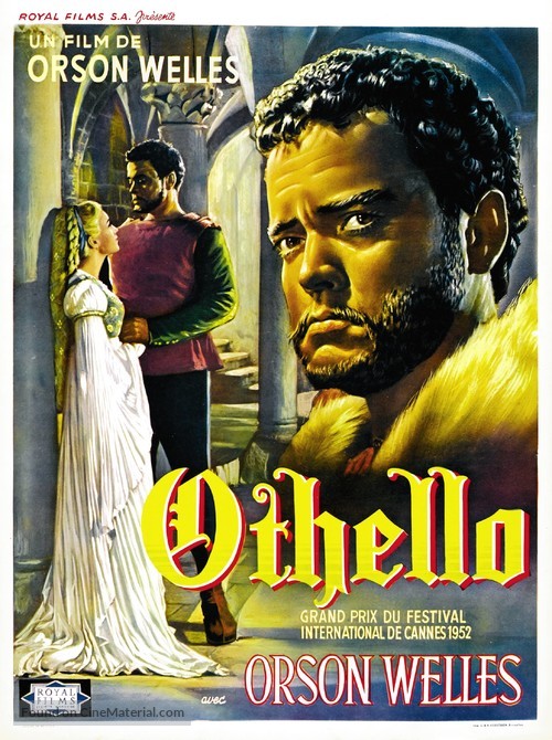 The Tragedy of Othello: The Moor of Venice - Belgian Theatrical movie poster