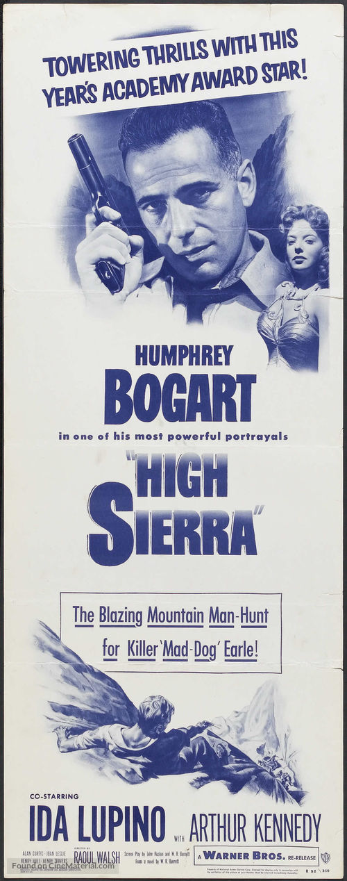 High Sierra - Re-release movie poster