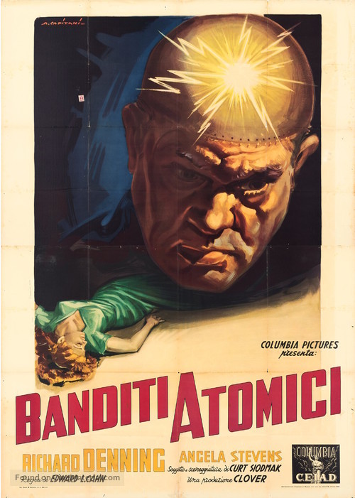 Creature with the Atom Brain - Italian Movie Poster