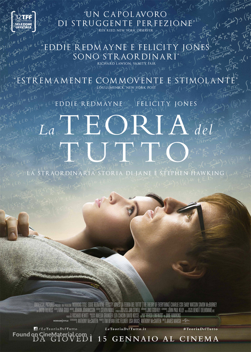 The Theory of Everything - Italian Movie Poster