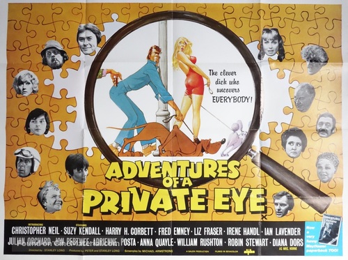 Adventures of a Private Eye - British Movie Poster