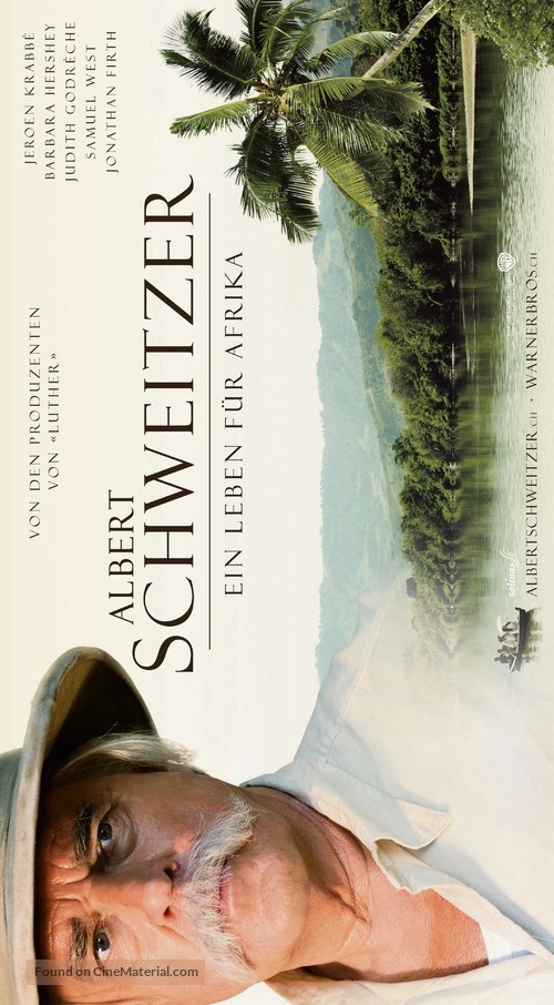 Albert Schweitzer - Swiss Movie Poster