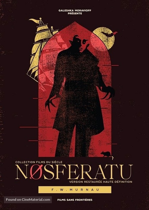 Nosferatu, eine Symphonie des Grauens - French DVD movie cover