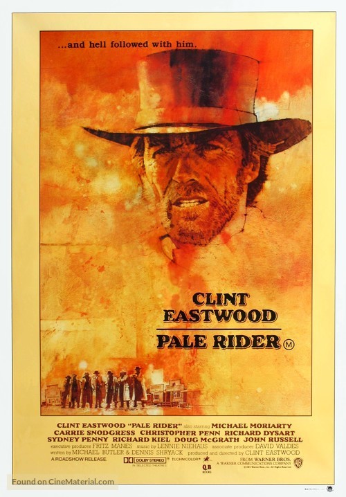 Pale Rider - Australian Movie Poster