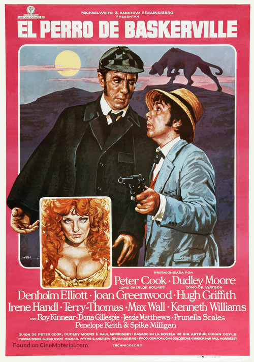 The Hound of the Baskervilles - Spanish Movie Poster