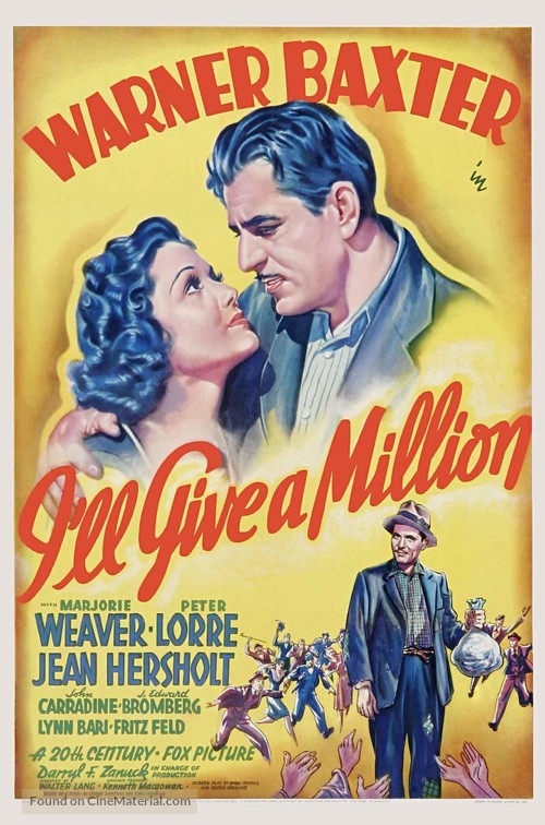 I&#039;ll Give a Million - Movie Poster