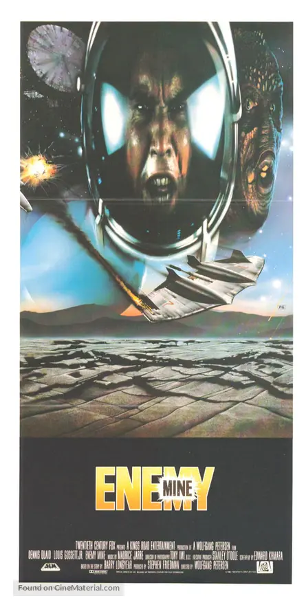 Enemy Mine - Australian Movie Poster