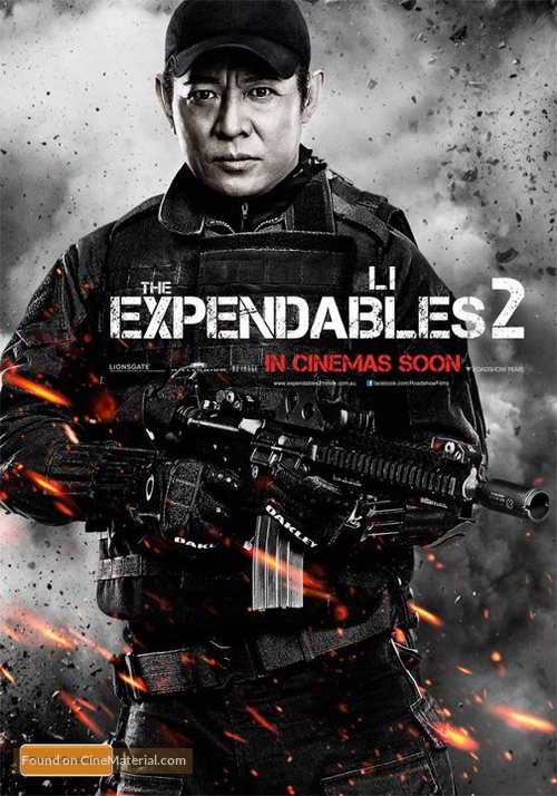 The Expendables 2 - Australian Movie Poster