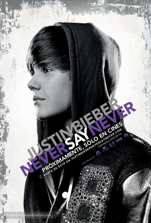 Justin Bieber: Never Say Never - Argentinian Movie Poster