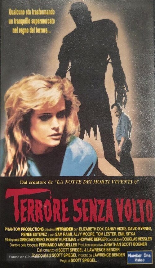 Intruder - Italian VHS movie cover