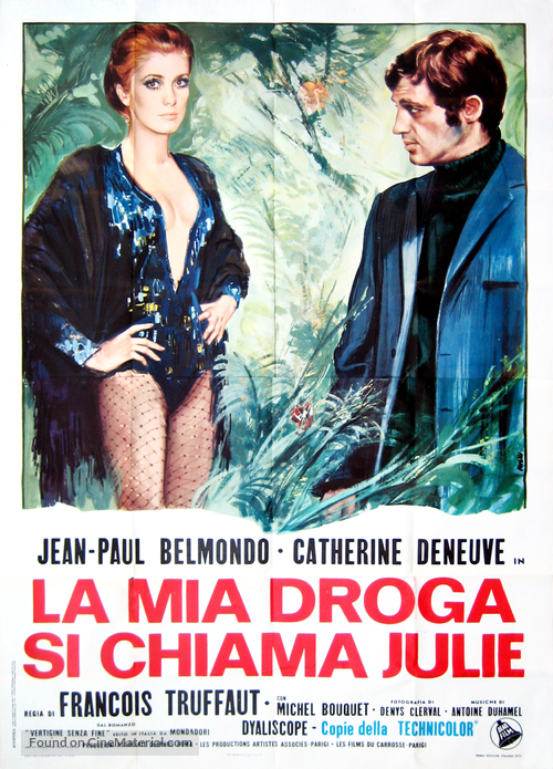 La sir&egrave;ne du Mississipi - Italian Movie Poster