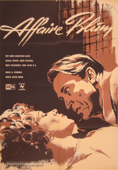 Affaire Blum - German Movie Poster