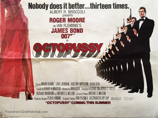 Octopussy - British Movie Poster