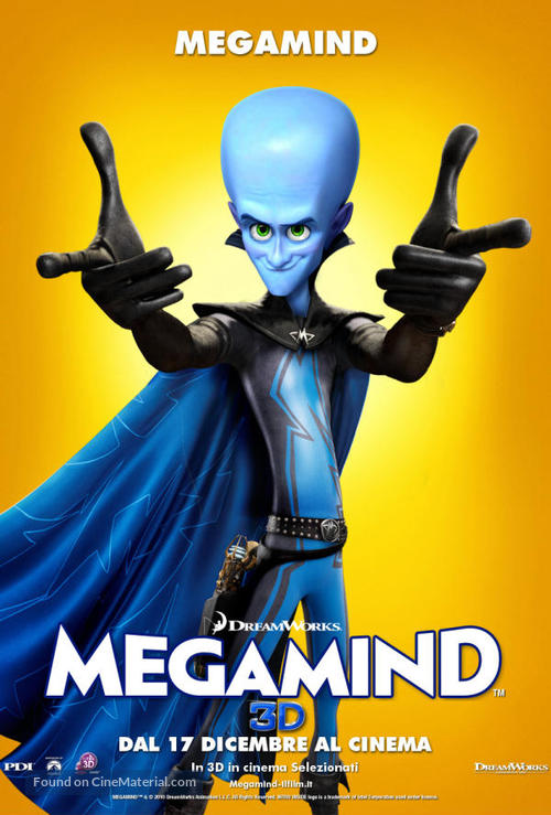 Megamind - Italian Movie Poster