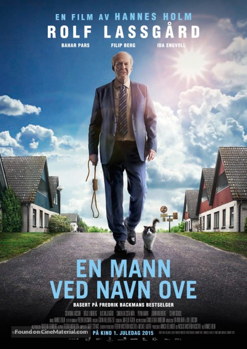 En man som heter Ove - Norwegian Movie Poster