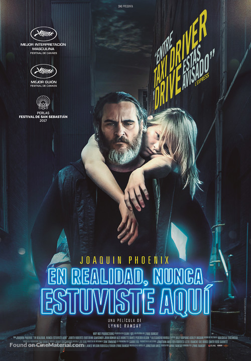You Were Never Really Here - Spanish Movie Poster
