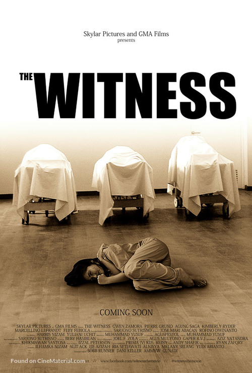 The Witness - Philippine Movie Poster