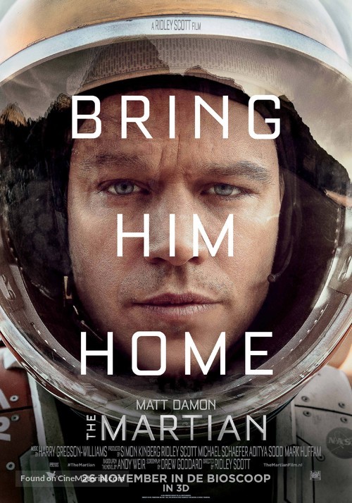 The Martian - Dutch Movie Poster