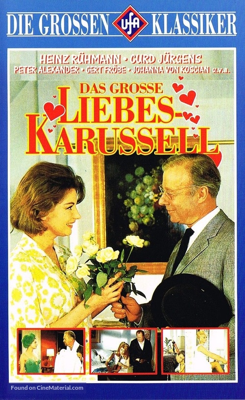 Das Liebeskarussell - German VHS movie cover
