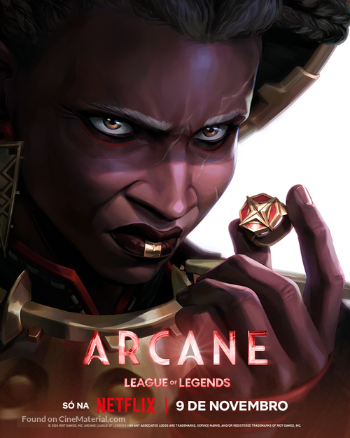 &quot;Arcane: League of Legends&quot; - Portuguese Movie Poster