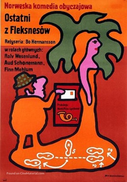 Den siste Fleksnes - Polish Movie Poster