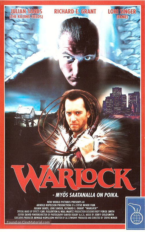 Warlock - Finnish VHS movie cover