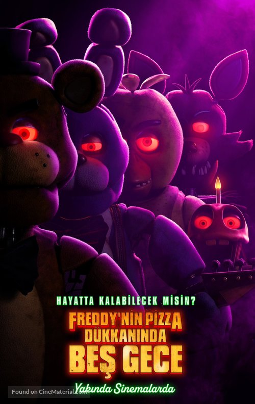 Five Nights at Freddy&#039;s - Turkish Movie Poster